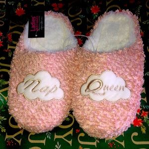 Ladies Must Haves Nap Queen Plush Slippers